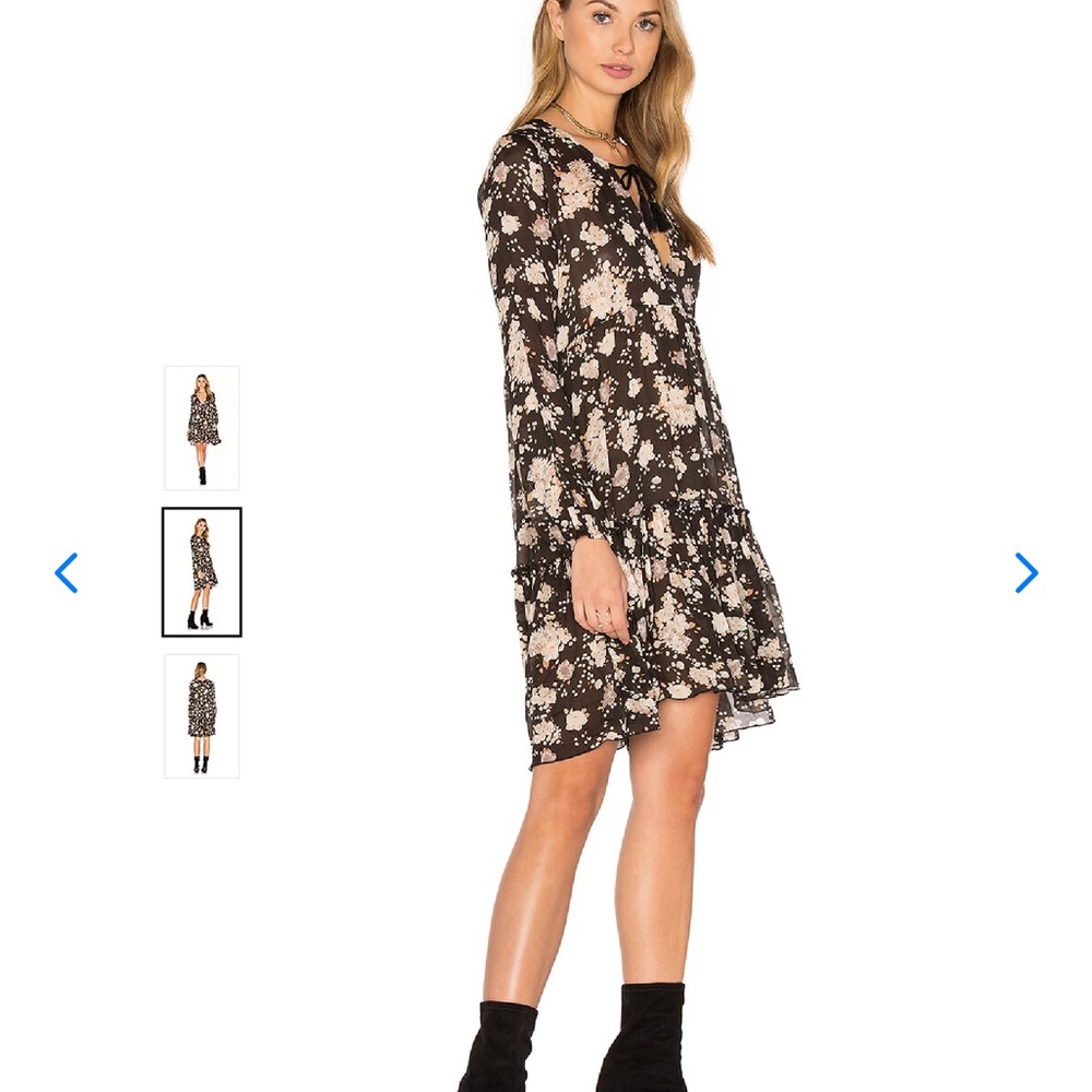 Spell and the Gypsy Dancer Long Sleeve Play dress in Caviar - Picture 8 of 13